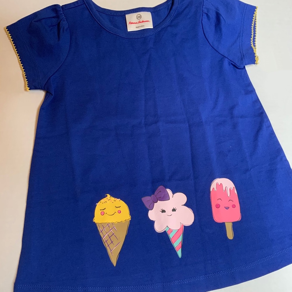 (3/$18) Hanna Andersson size 4 girls top